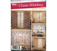 Simplicity 9606 Home Decor Sewing Pattern Drapes Swags Valance Shade