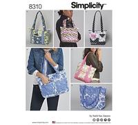 Simplicity Accessories Easy Sewing Pattern 8310 - Patrón de costura para bolsas acolchadas