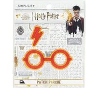 Simplicity Parche termoadhesivo para ropa, chaquetas y mochilas, gafas y cicatrices, 2.8 pulgadas, 1.1 pulgadas de alto y 0.5 pulgadas de ancho x 1.25 pulgadas de alto