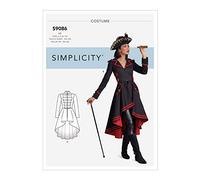 Simplicity Sewing Pattern S9086 Misses' Steampunk Costume Coats S9086-Patrones de Costura para Abrigos de Mujer, 14-16-18-20-22, R5