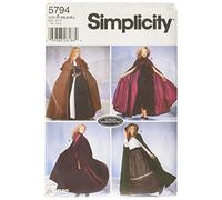 Simplicity Simplcity Disfraces para Mujer 5794, Papel, Blanco, A (XS,S,M,L)