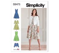 Simplicity SS9473U5 Vestido de mujer U5 (16-18-20-22-24)