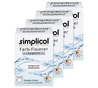 simplicol Dye Fixative Expert: Aumenta la Durabilidad y el Brillo del Color de los Textiles teñidos - Fijador de Color Adecuado para su Uso en la Lavadora y el Cuenco - 4 Unidades