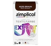 SIMPLICOL Expert Fabric Dye Tinte de Coloración para Textiles, Lavado a Mano o Lavadora, Tiñe y Restaura Sus Telas y Ropa, Marrón, 1 Unidad (Paquete de 1)
