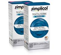 simplicol Kit de Tinte Textile Dye Intensive Azul: Colorante para Teñir Ropa, Tejidos y Telas Lavadora, Contiene Fijador para Colorante Líquido, Anti Alérgeno, No Destiñe, Seguro para su Lavadora