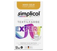 Simplicol Pintura para Tela Expert para Creativa, Sencillo Color, 18 Color, Color para Lavadora o Manual Color - Mais-Gelb 1701, 1 Pack