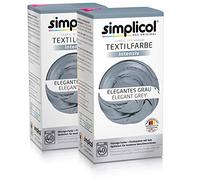 Simplicol Tinte para Tejidos, Color Gris Elegante 1817, 2 Unidad (Paquete de 1)