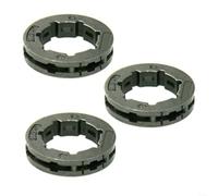Simplifica el mantenimiento de tu equipo con nuestro paquete de tres piñones resistentes para múltiples modelos de motosierra