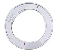 Simplifica tu flujo de trabajo de fotografía. Utiliza este anillo adaptable para conectar lentes Practika PB a cámaras réflex digitales Eos fácilmente