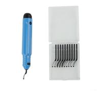 Simplifica tu proceso de trabajo con la herramienta de manejo de rebabas NB1100 y diez cuchillas de corte de repuesto