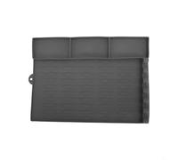 Simplifica tu rutina de parrilla con esta alfombrilla de silicona resistente al aceite de diseño conveniente (gris)