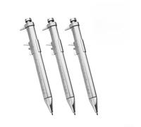 Simplifica tu rutina de trabajo con este completo juego de 3 bolígrafos de punta redonda Vernier para cada ocasión (azul)