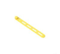 Simplifica tu vida con este paquete de 20 soluciones de gestión de cables de silicona (amarillo)