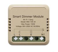 Simplifica tu vida con un módulo WiFi habilitado para interruptor inteligente con tecnología de activación por voz (regulador de intensidad WiFi de 1 banda)