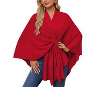 Simplifyleast Shawl Wrap. Elegant Shawl Wraps Soft Open Front Poncho Sweater, Chic And Light (Style K)