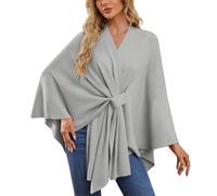 Simplifyleast Shawl Wrap. Elegant Shawl Wraps Soft Open Front Poncho Sweater, Chic And Light (Style P)