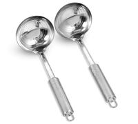 SimpliMagic 79311 Stainless Steel Soup Ladle 2 Count Bundle Stainless Steel Pack of 1 2 Count