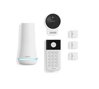 SimpliSafe Sistema de Seguridad inalámbrico para el hogar de 6 Piezas con cámara al Aire Libre, monitoreo Profesional Opcional 24/7, sin Contrato, Compatible con Alexa y Google Assistant