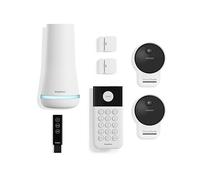 SimpliSafe Sistema de Seguridad para el hogar inalámbrico de 7 Piezas para Exteriores, monitoreo Profesional Opcional 24/7, sin Contrato, Compatible con Alexa y Google Assistant