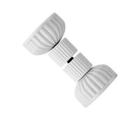 Simplistic Designs - Soporte para cabecero de cama blanco que evita que se balancee, mejora la comodidad para personas que duermen ligeramente, uso diario casual, almohadilla protectora para el suelo