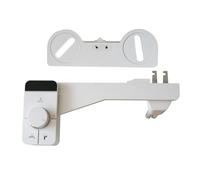 Simpls 1 juego de asiento de inodoro para bidé, tapa pulverizadora de bidé, doble boquilla, inodoro de limpieza, no eléctrico, acoplable 3/8