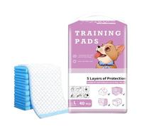 Simpls Almohadillas de conejo, almohadillas de entrenamiento para inodoro/orinal para mascotas, pañales desechables absorbentes para erizos L, fáciles de usar