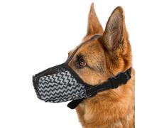 Simpls Bozal para Perro, Bozal Transpirable de de Aire para Perros de Tamaño Mediano Grande para Evitar Morder y Ladrar Masticar, Bozal Suave M