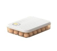 Simpls Huevera para Frigorífico, Caja de Conservación, Caja de Almacenamiento de Plástico Transparente, Caja de Almacenamiento de Huevos, Color