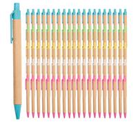 Simply Genius Pens in a granel - 100 paquetes de bolgrafos de oficina - bolgrafos retrctiles en tinta negra - excelente para escuelas cuaderno