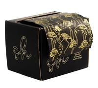 Simply Hair Rollo de papel de aluminio de lujo extra ancho en relieve con cortador integrado, 12,7 cm x 100 m, lámina profesional de peluquería para resaltar y balayage, diseño de flamenco, negro y