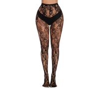 Simply Joshimo Mallas de Halloween con patrón de red negra para mujer, varios estampados de telaraña, fantasma, calavera, hueso y murciélago, para moda gótica, Calaveras y telarañas, Altoa única