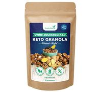 Simply Keto Muesli Crujiente Orient Sun - Muesli bajo en carbohidratos sin azúcar - 250g Delicioso Keto Muesli para un desayuno perfecto - Paleo y Vegano - Sin soja, lactosa y gluten - 250g