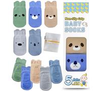 Simply Kids Calcetines Antideslizantes Bebe 12-18 meses I Calcetines Antideslizantes Niño 1-3 años 6-9 meses Niña Infantiles Invierno Verano