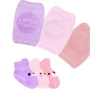 Simply Kids Calcetines Antideslizantes Bebe y Rodilleras Bebe Gateo (3 Pares) Calcetines Antideslizantes Niña y Niño 6-18 Meses (Niñas)