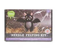 Simply Make Kit de fieltro de aguja para Halloween, incluye lana, agujas, herramientas, para principiantes, kits de manualidades de fieltro de aguja, manualidades, decoración, regalo, pasatiempos para