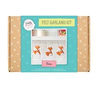 Simply MAKE Kit de manualidades de fieltro para hacer guirnaldas de zorro, decoración colgante de otoño, ideal para adultos y adolescentes, la guirnalda de zorro añadirá bonitos detalles a la