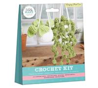 Simply Make - Kit de manualidades de ganchillo, dúo de plantas colgantes, contiene todos los suministros necesarios para ganchillo, gancho, hilo, manualidades de adultos, seguir patrones, regalos