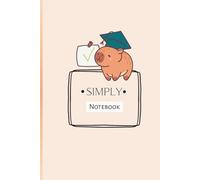 Simply Notebook: Take Notes with a Cute Capybara Student