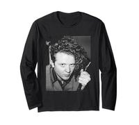 Simply Red Mick Hucknall Retrato Reteniendo Los Años Manga Larga