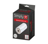 Simply SOC01 - Llave de vaso universal de acero cromo-vanadio de 7 a 19 mm, diseño de panal para uso en varios tamaños de enchufes