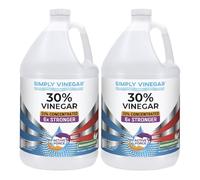 Simply Vinegar 30% de vinagre - Vinagre puro concentrado de fuerza activa para limpieza, hogar y jardín, 128 onzas (2)