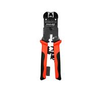 Simply45 ProSeries S45-C101 - Herramienta de crimpado todo en uno RJ45 para paso y estándar WE/SS RJ45 - Incluye bloqueo de herramientas, zócalo de clic, almacenamiento de cuchillas, pelador/cortador