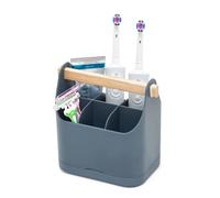 simplywire - Portacepillos de Dientes - Organizador de baño - Gris