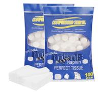 Simpolor 200 toallas comprimidas portátiles desechables mini papel higiénico comprimido tabletas toallas para el hogar para viajes, camping, senderismo, deportes, salón de belleza, azul