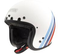 Simpson Chopper Werke, casco abierto M male Blanco/Azul Claro/Azul Oscuro/Rojo