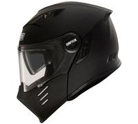 Simpson Darksome Solid, casco abatible XXL male Negro Mate