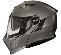 Simpson Darksome Solid Casco de moto, plata, tamaño L para Hombres