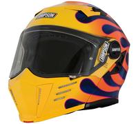 Simpson Darksome Wildfire Casco de moto, tamaño M para Hombres
