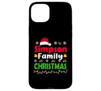Simpson Family Christmas Matching Personalised Funny Xmas Carcasa para iPhone 15 Plus
