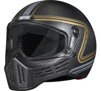 Simpson M30 Slipline, casco integral L female Mate Negro/Oro/Gris